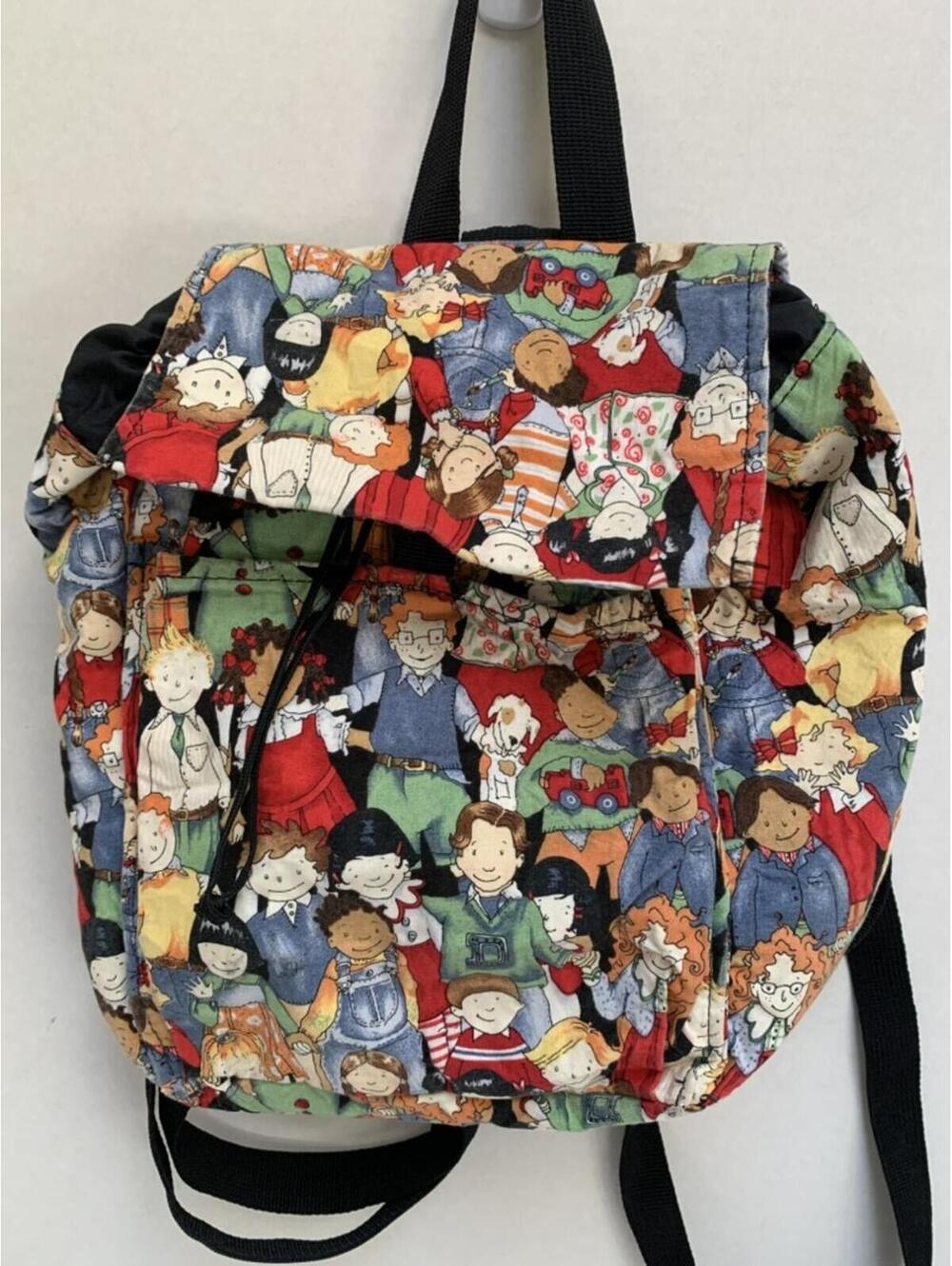 Vintage Alexander Henry Multi Culti Class Backpack Small
